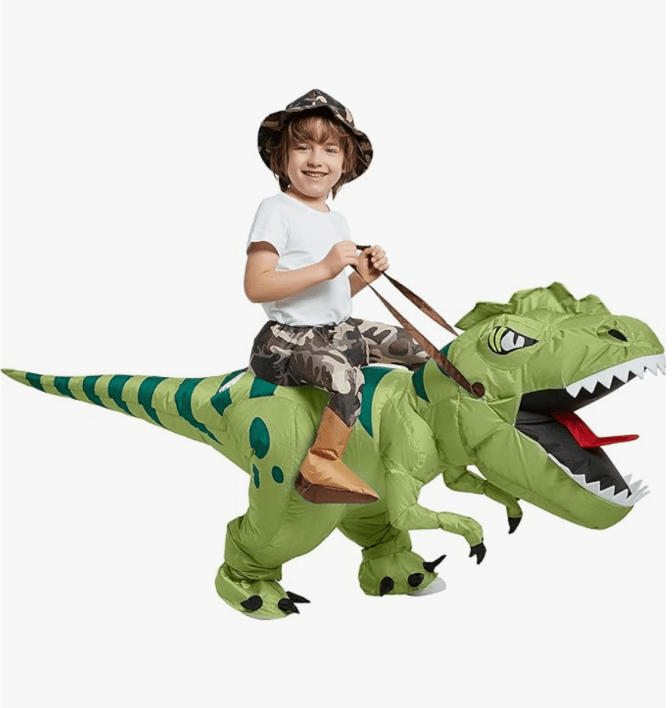 inflatable dinosaur costume